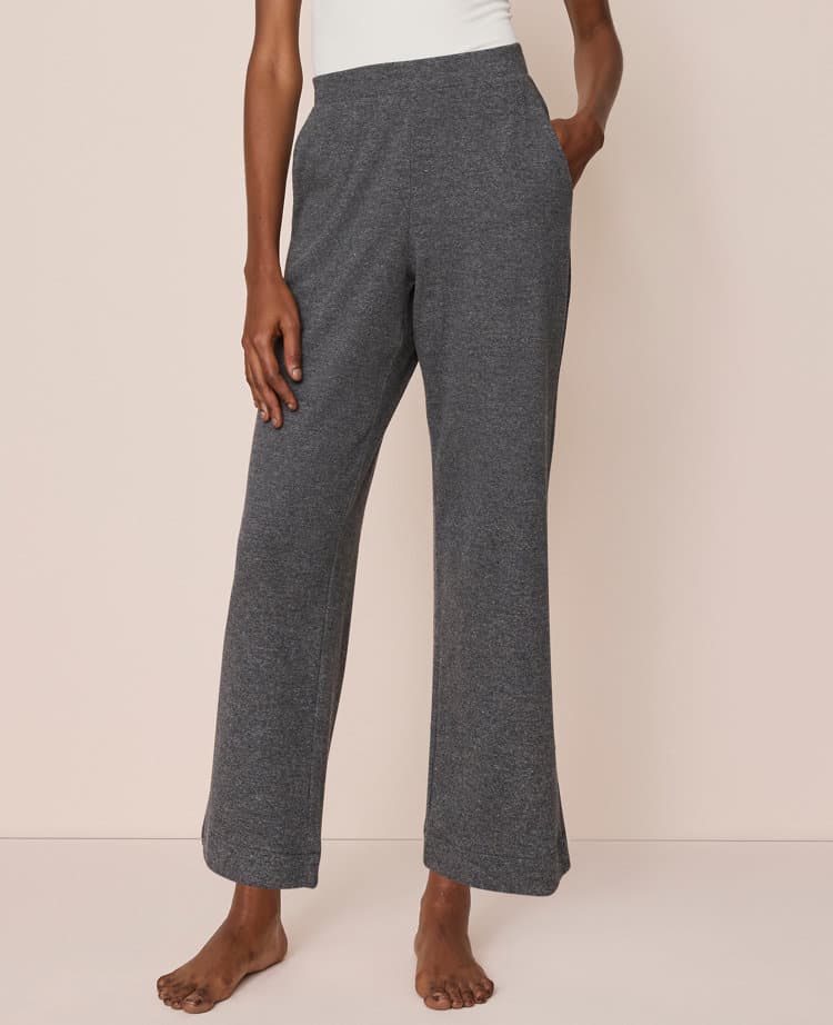 Ribbed Wide Leg Lounge Pants