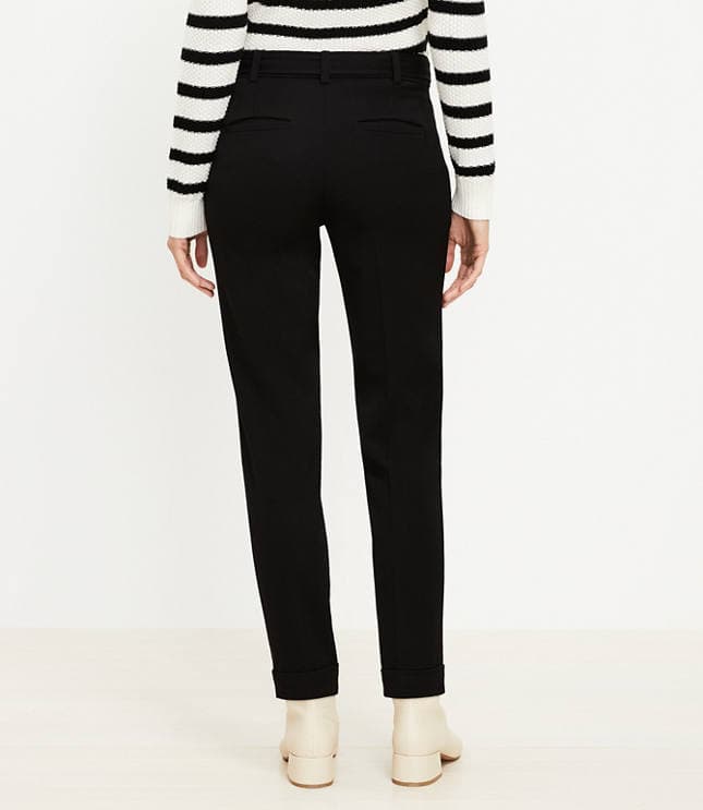 Petite Curvy Devin Tie Waist Slim Pants - image 3