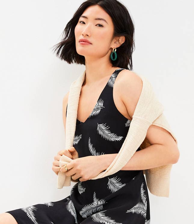 Petite Criss Cross Back Swing Dress - image 2