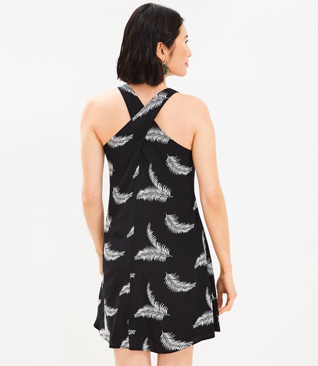 Petite Criss Cross Back Swing Dress - image 3