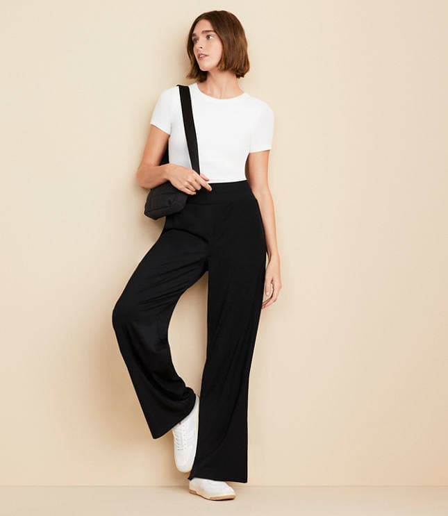 Petite Lou & Grey Luvstretch Wide Leg Pants - image 1