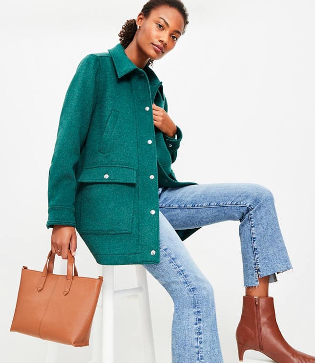 Tall Brushed Barn Jacket - image 2