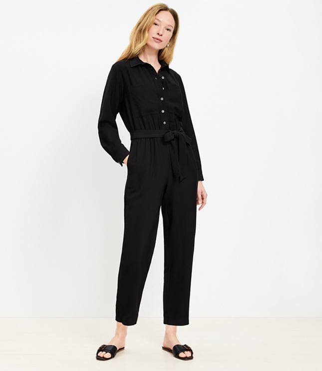 Belted Pocket Jumpsuit - image 1