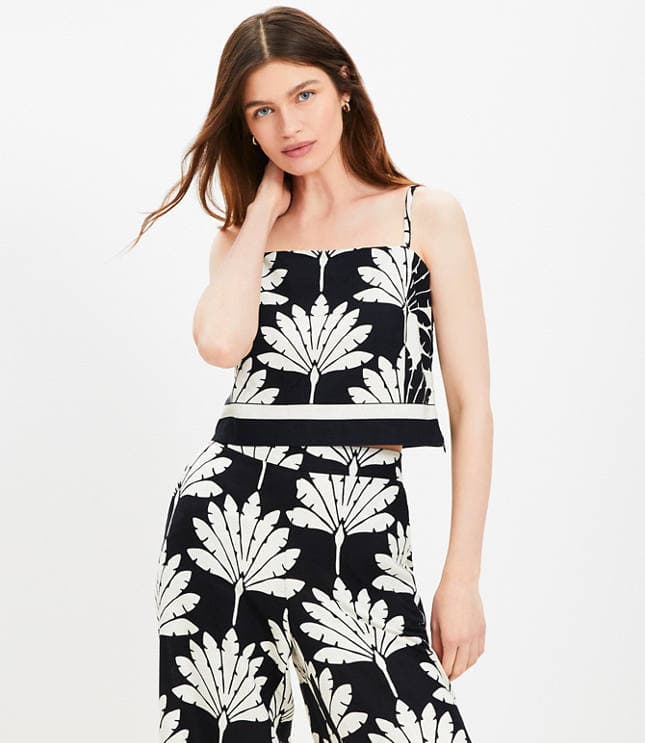 Palm Linen Blend Cami - image 3