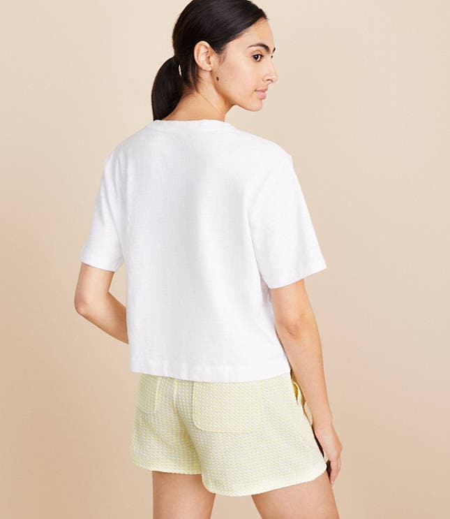 Lou & Grey Summer Cropped Soft Slub Tee - image 3