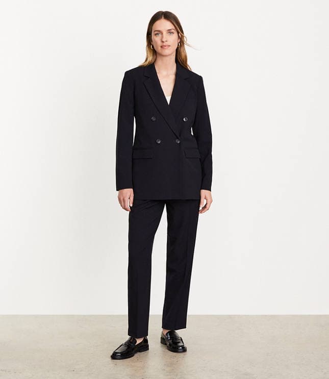 LOFT Versa Seasonless Stretch Double Breasted Blazer - image 1