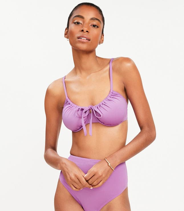 LOFT Beach Front Tie Bikini Top - image 2