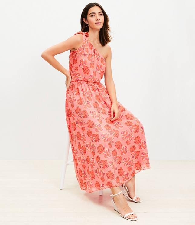 Textured Floral Tie Strap Off The Shoulder Top - image 2