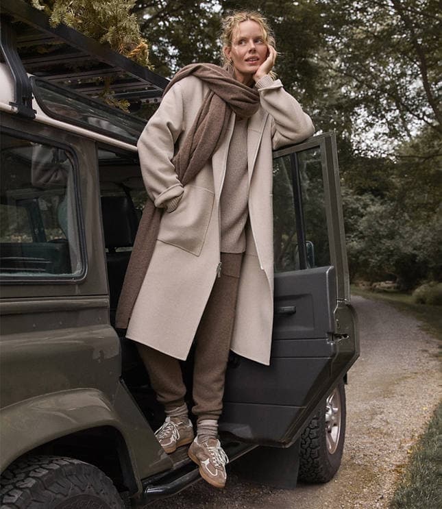 Haven Well Within Wool Blend Funnel Neck Coat - image 4