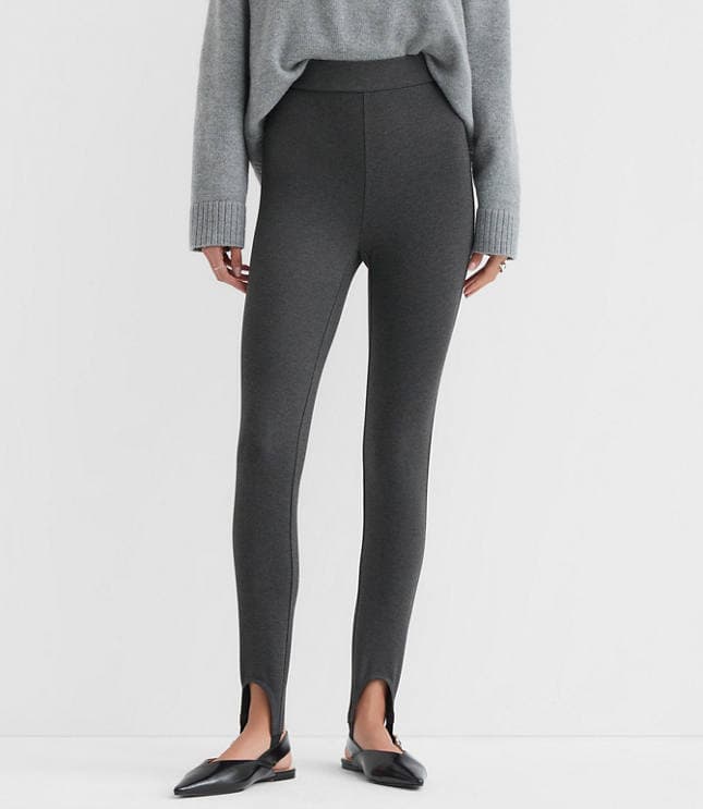 Stirrup Leggings in Heathered Ponte - image 3