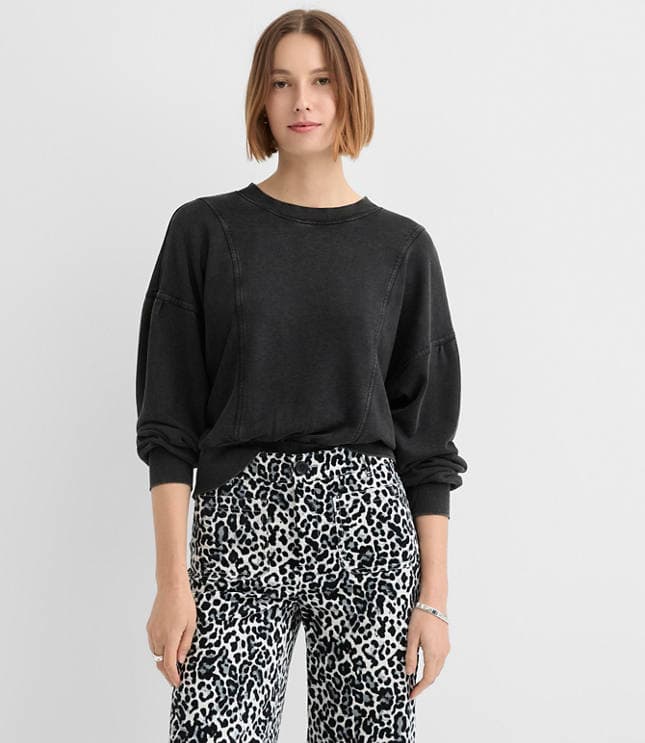Seamed Modern Sweatshirt - image 2