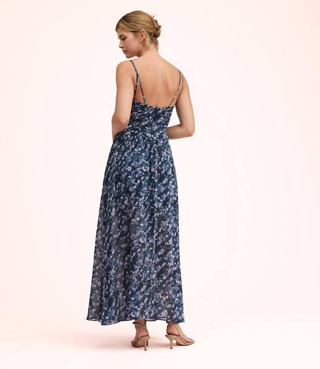Lately Floral Strappy Cutout Maxi Dress - image 3