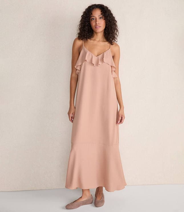 Haven Well Within Georgette Flounce Maxi Dress