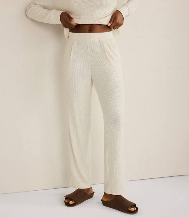 Haven Well Within Brushed Rib Knit Tapered Pants