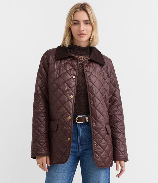 Quilted Puffer Barn Jacket - image 2