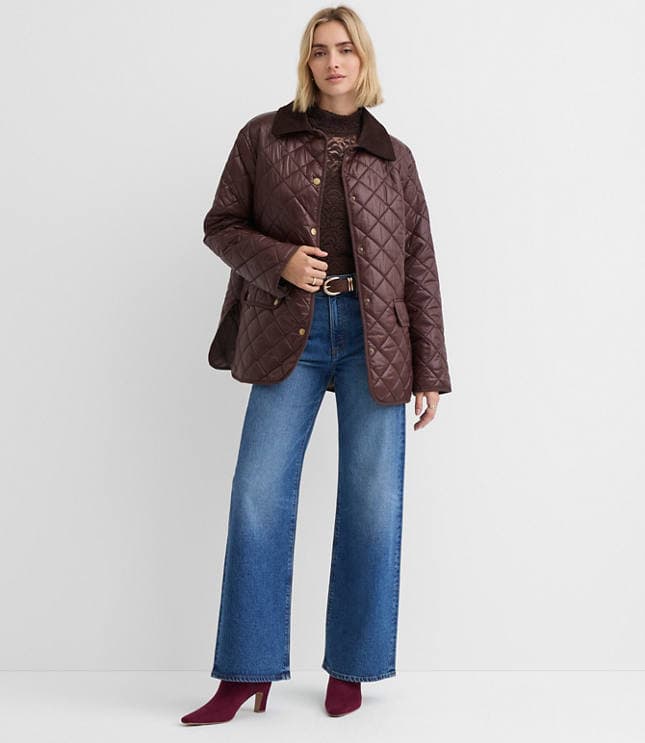 Quilted Puffer Barn Jacket - image 3