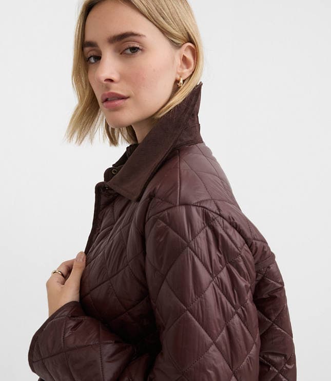 Quilted Puffer Barn Jacket - image 5