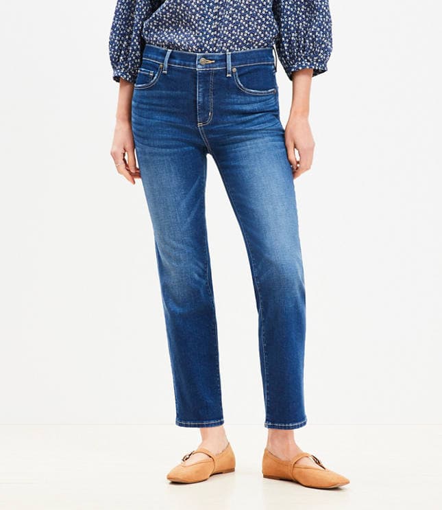 Mid Rise Slim Jeans in Original Medium Stone Wash - image 2