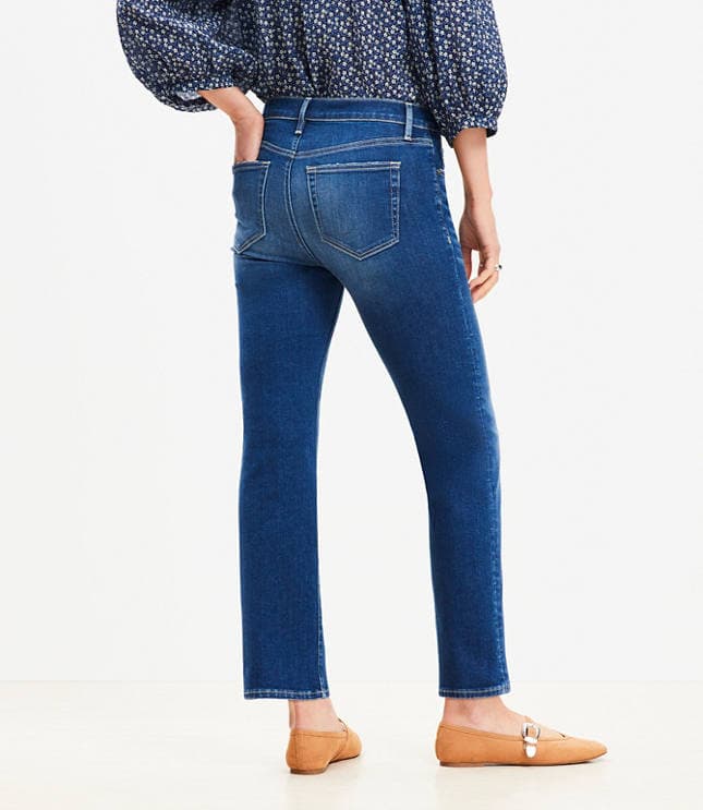 Mid Rise Slim Jeans in Original Medium Stone Wash - image 3