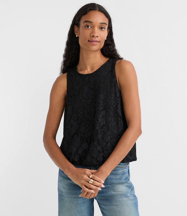 Lace Bubble Shell - image 1