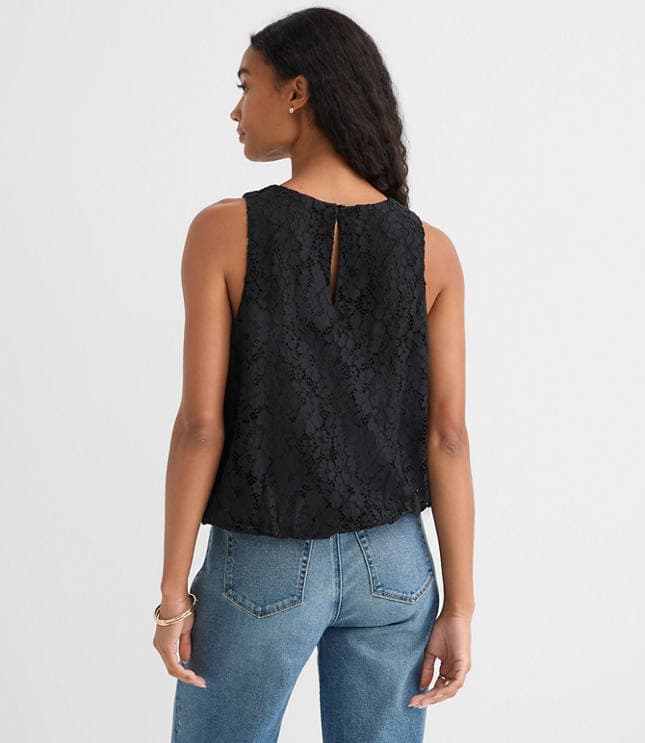 Lace Bubble Shell - image 3