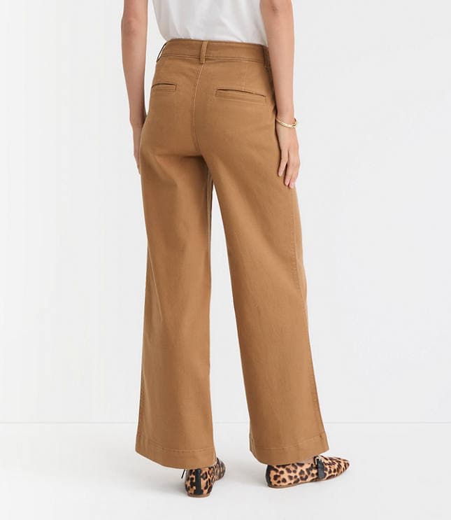 Palmer Wide Leg Pants in Twill - image 3