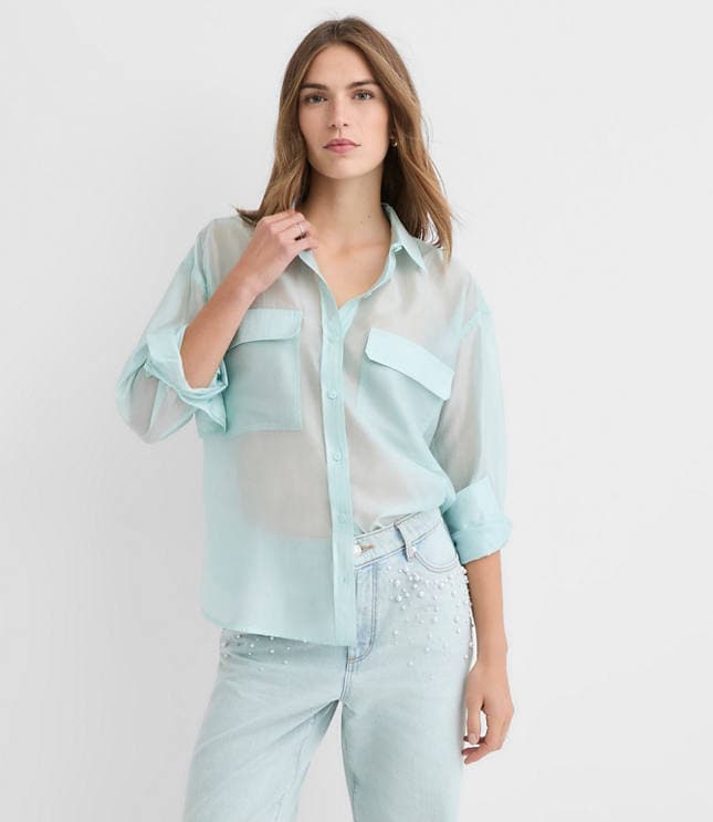 Sheer Utility Everyday Shirt - image 1