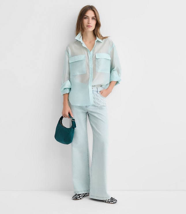 Sheer Utility Everyday Shirt - image 2