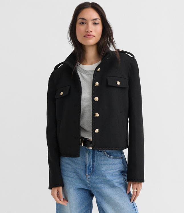 Braided Trim Cadet Jacket - image 2