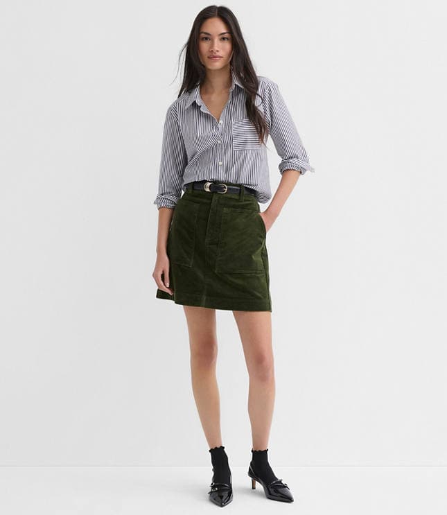 Striped Poplin Everyday Relaxed Pocket Shirt - image 3