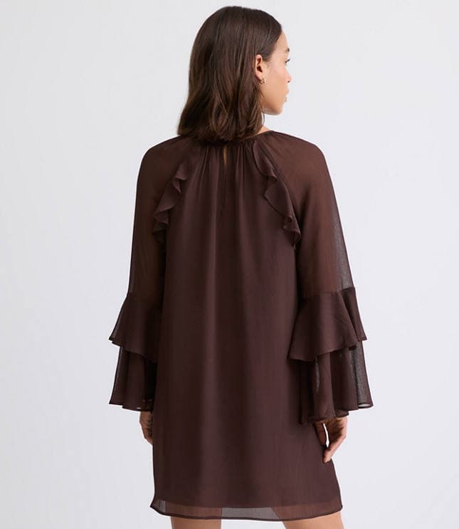 Petite Ruffle Mini Dress - image 3