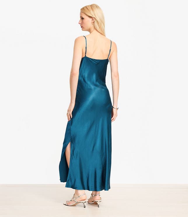 Cowl Midi Slip Dress - image 3