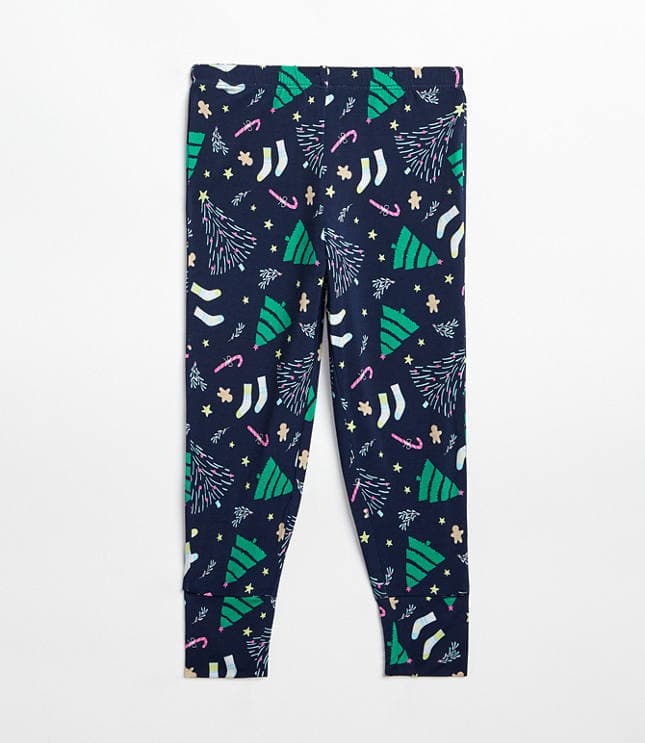 Posh Peanut Holiday Tree Long Sleeve Basic Pajama Set - image 3