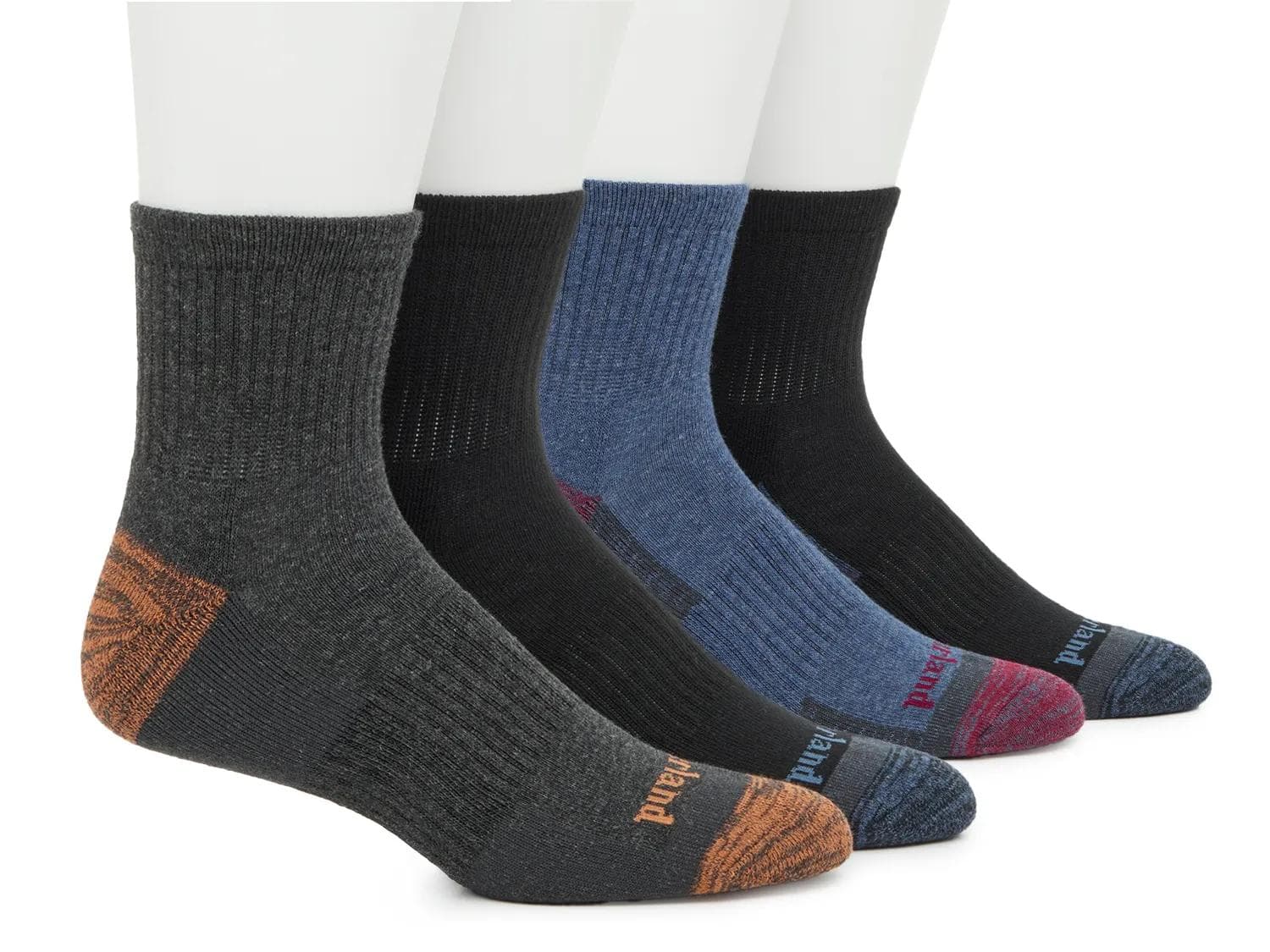 Performance Cushioned Men's Quarter Socks - 4 Pack - image 1