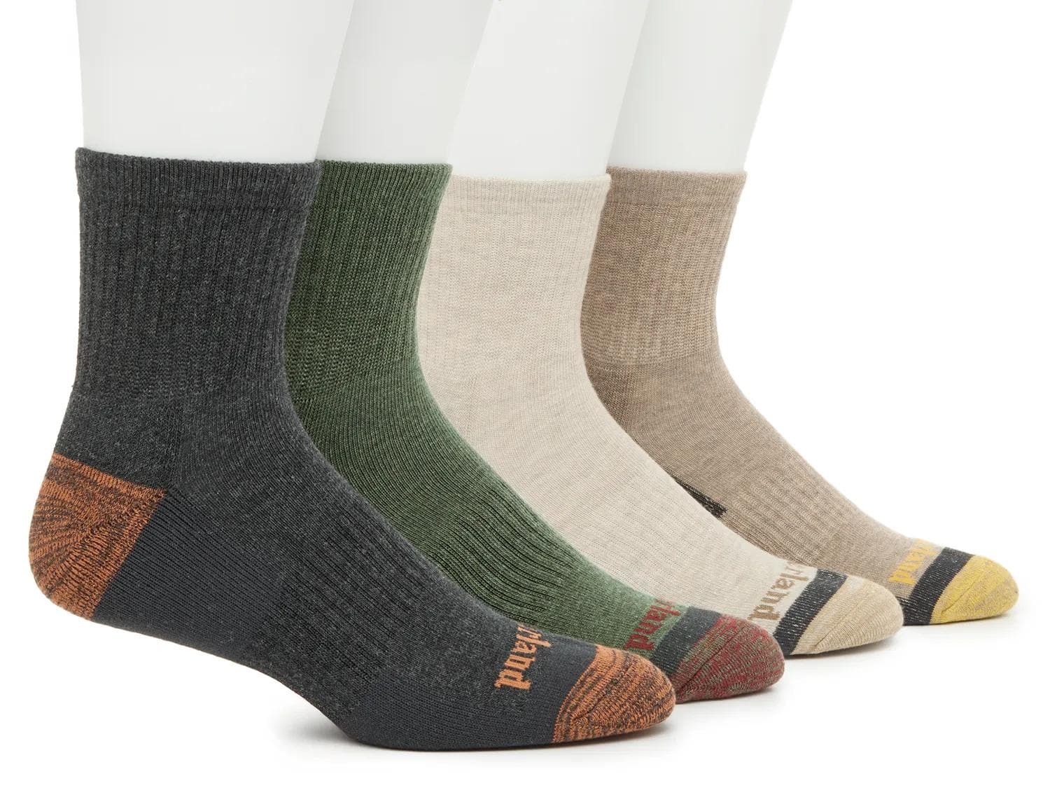Performance Cushioned Men's Quarter Socks - 4 Pack - image 2