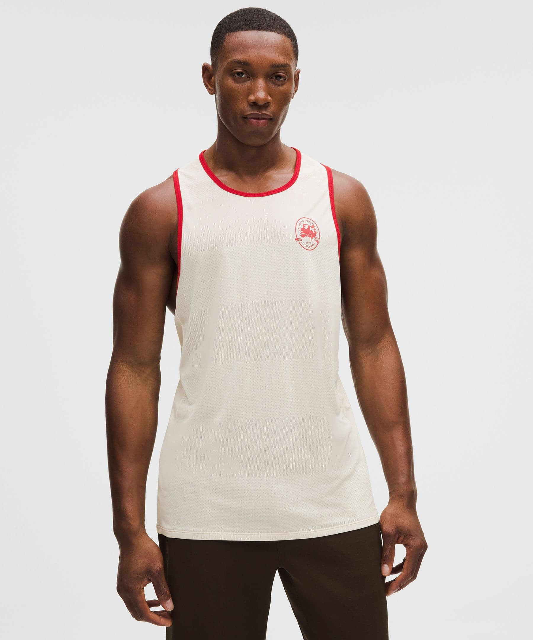 Fast and Free Perforated Stripe Tank *Run Crew 1998 - image 1