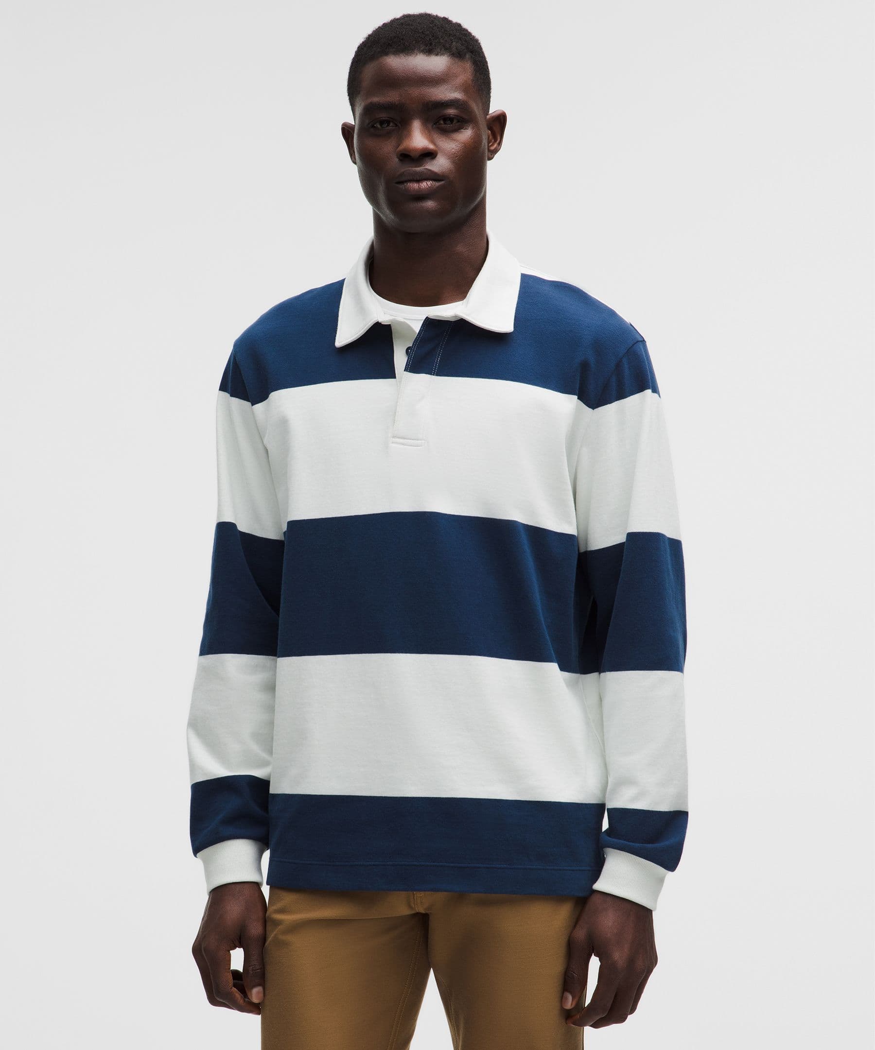 Long-Sleeve Cotton Rugby Shirt - image 1