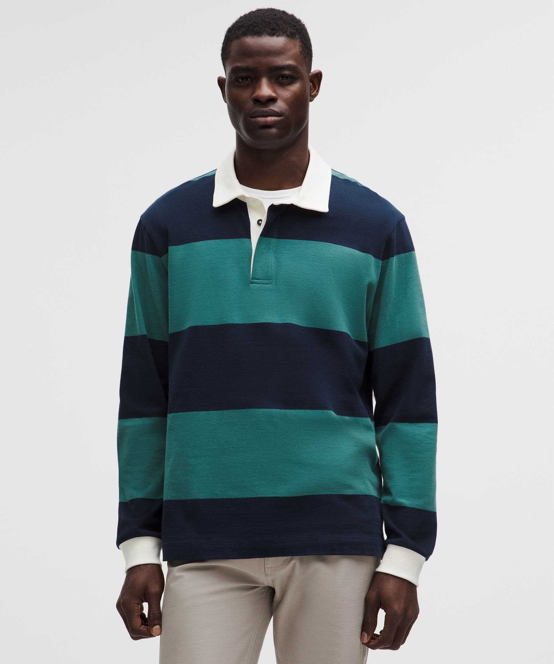 Long-Sleeve Cotton Rugby Shirt - image 3