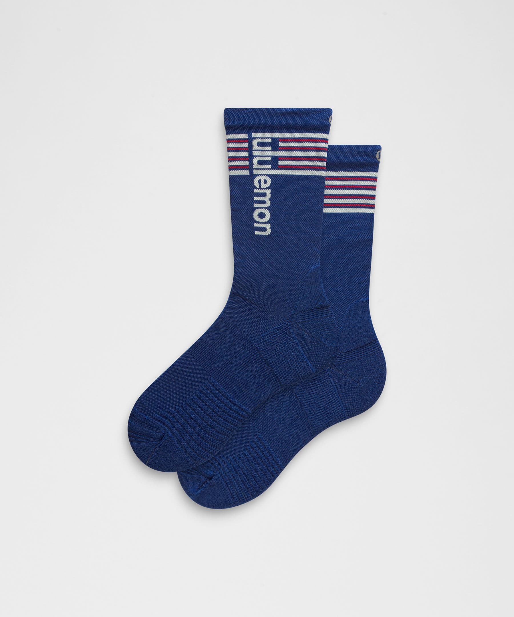 Unisex Power Stride Crew Socks *Stripe - image 1