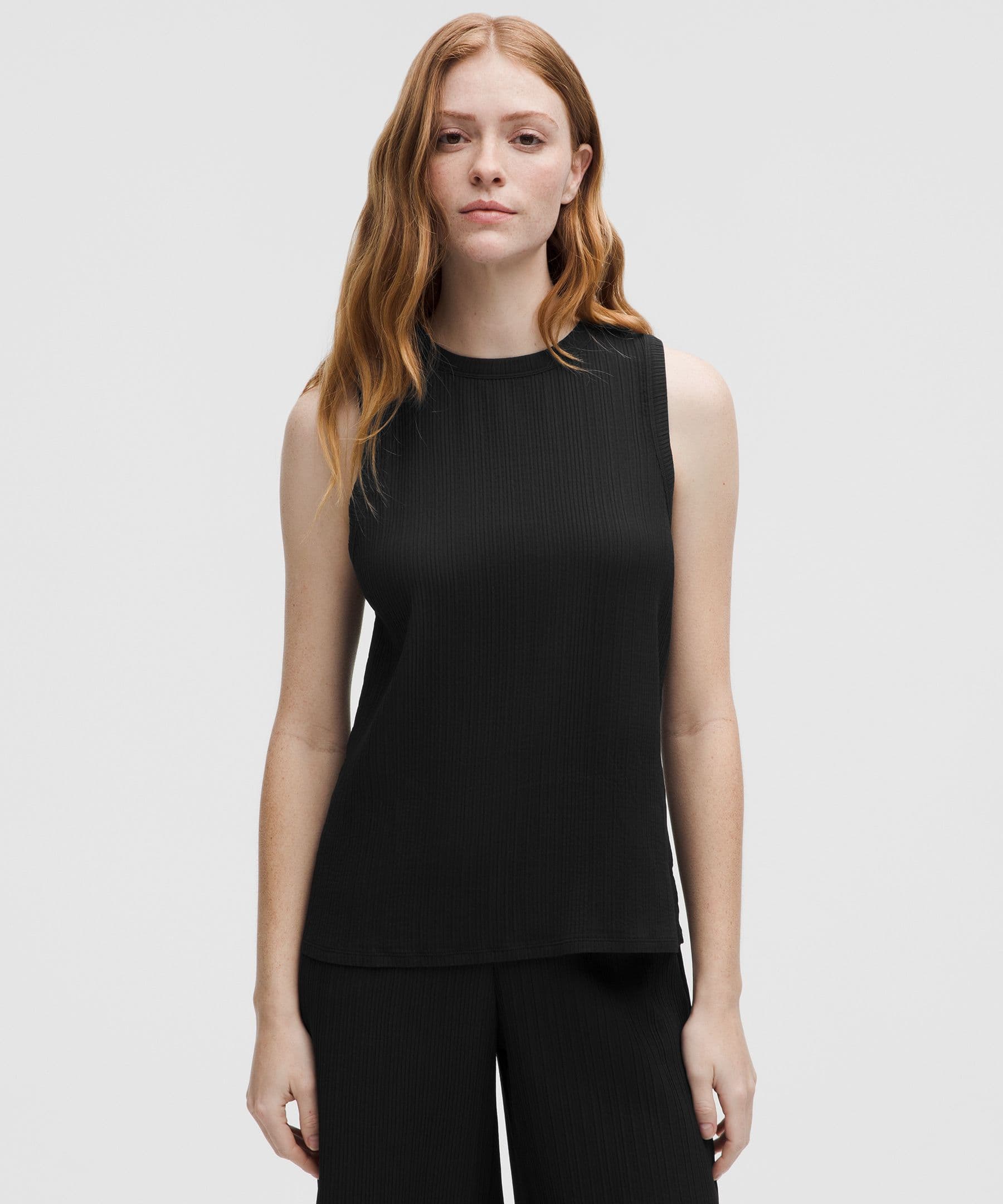 Pleated Stretch Tank Top - image 2