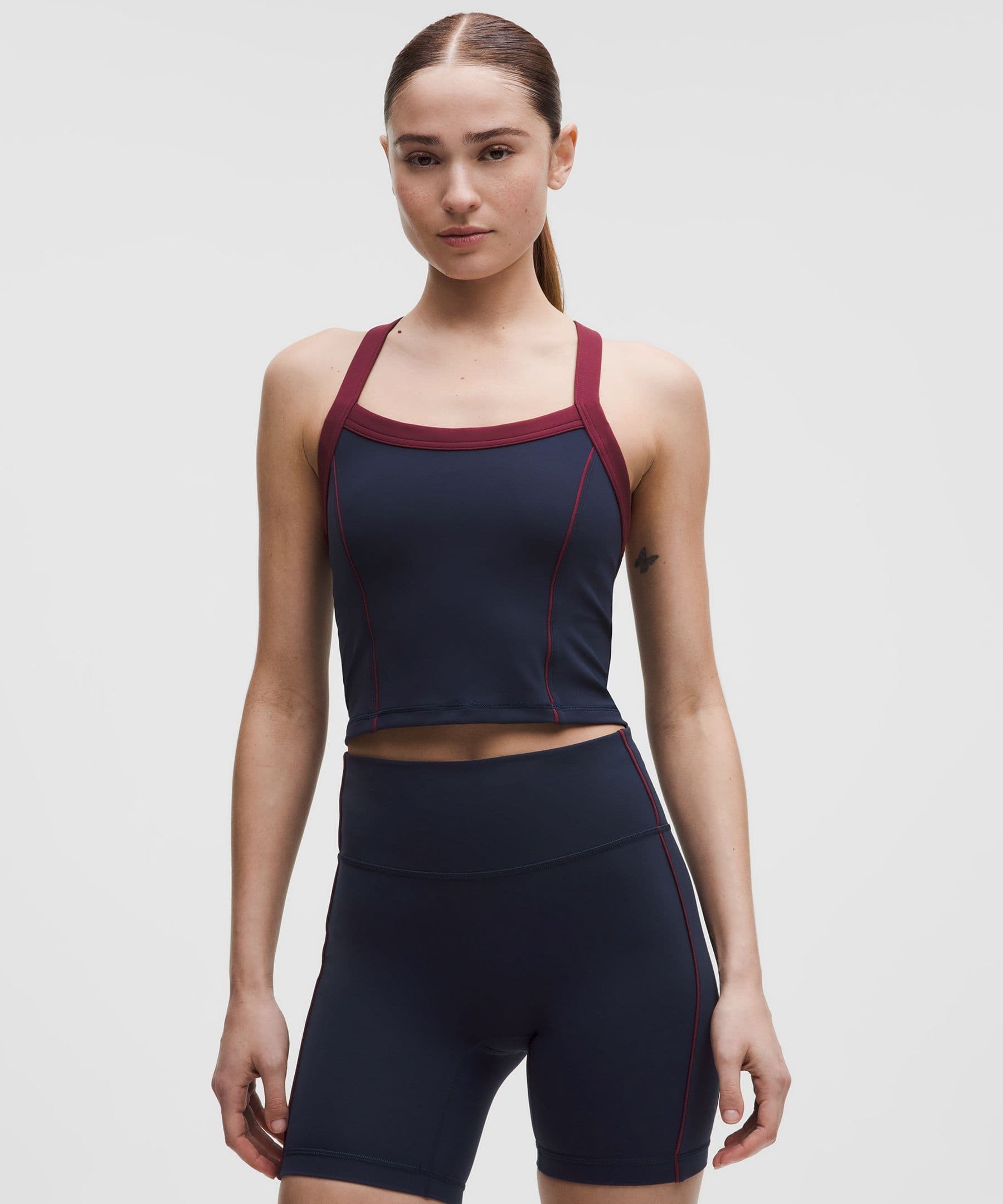 Wunder Train Piped Strappy Tank Top *Light Support, B/C Cup - image 2