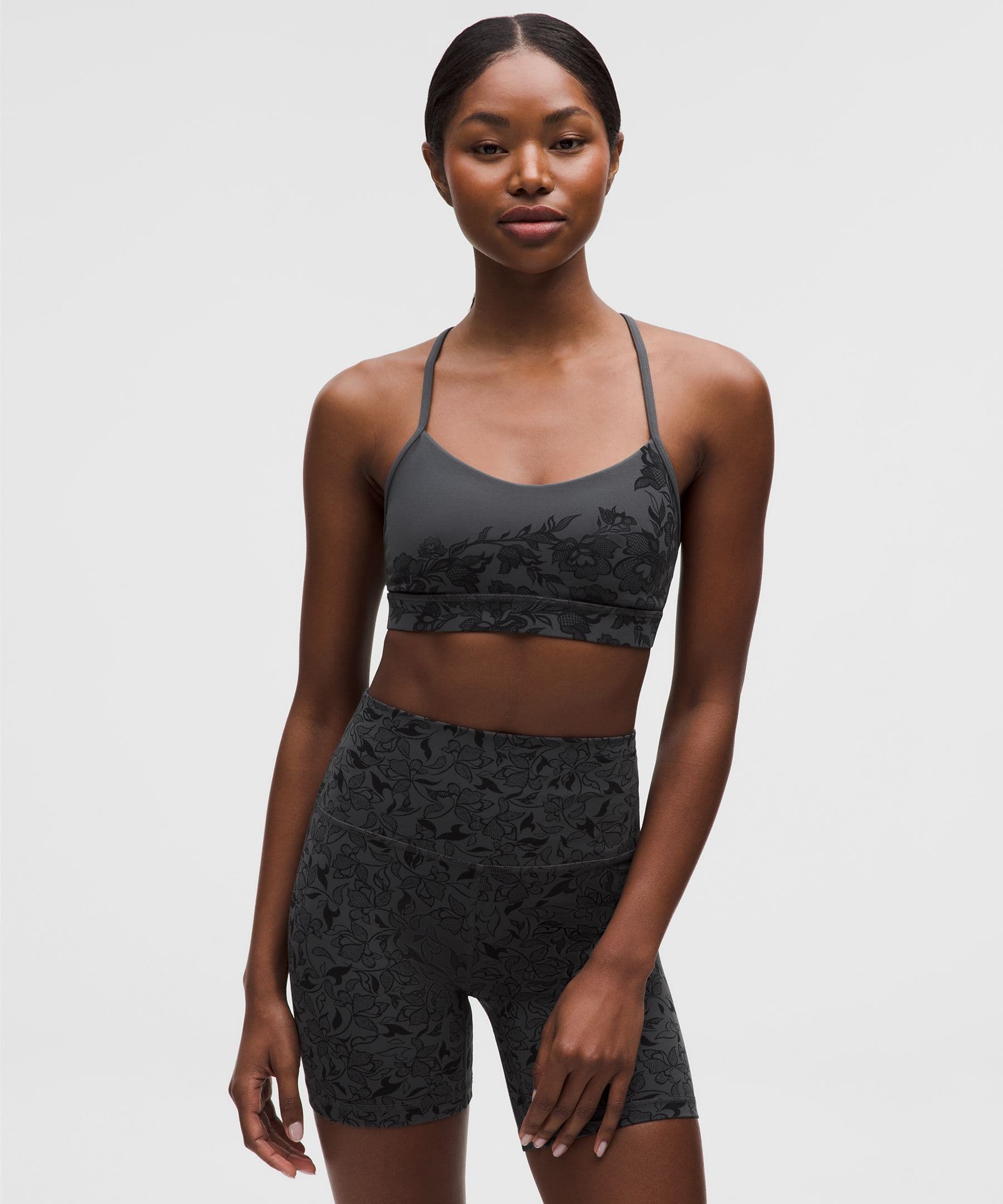 Flow Y Bra Nulu Light Support, A-C Cups *Lace Print