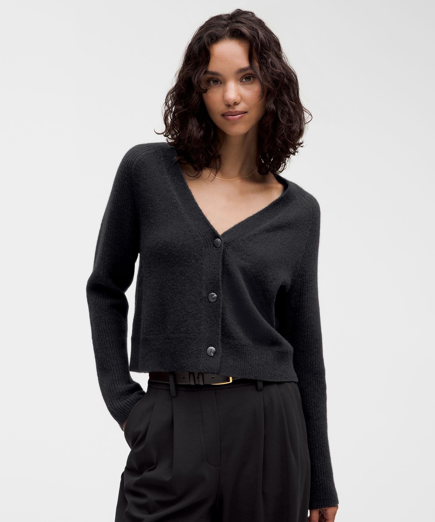 Cashmere Slim-Fit Cardigan - image 1