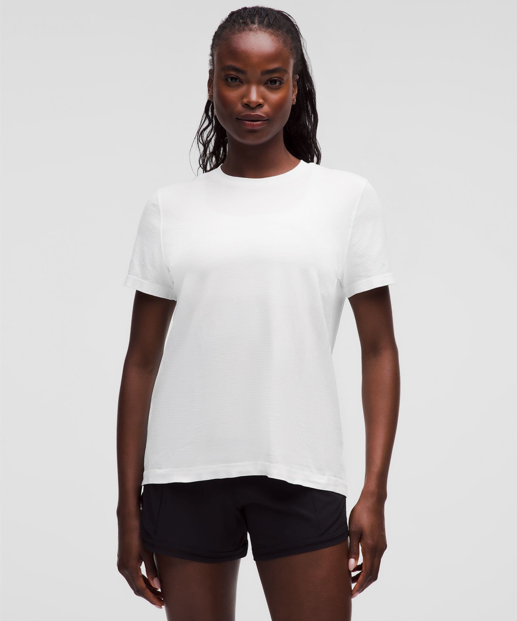 Swiftly Relaxed Short-Sleeve Shirt Hip Length *Updated Fit - image 2