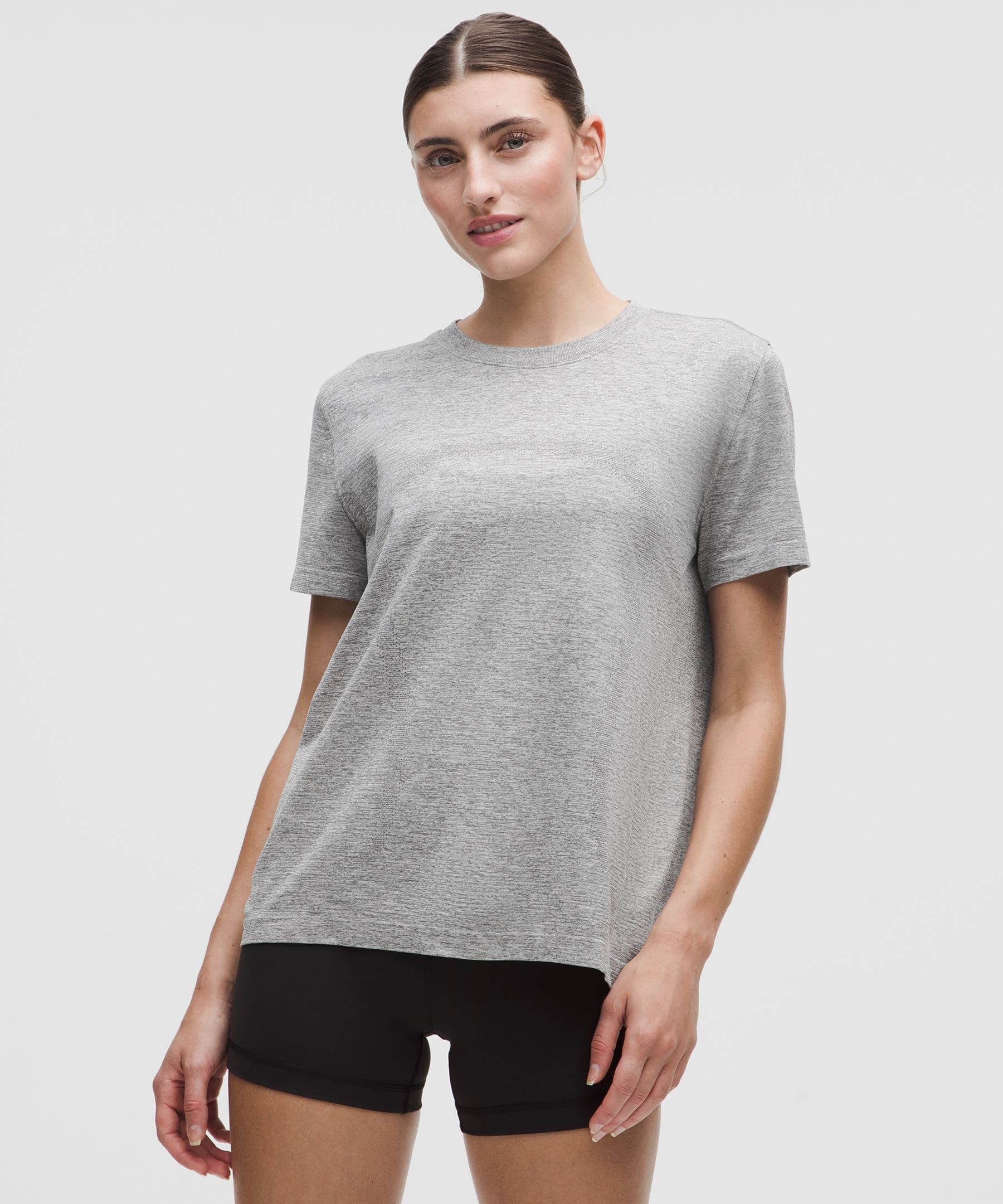 Swiftly Relaxed Short-Sleeve Shirt Hip Length *Updated Fit - image 4