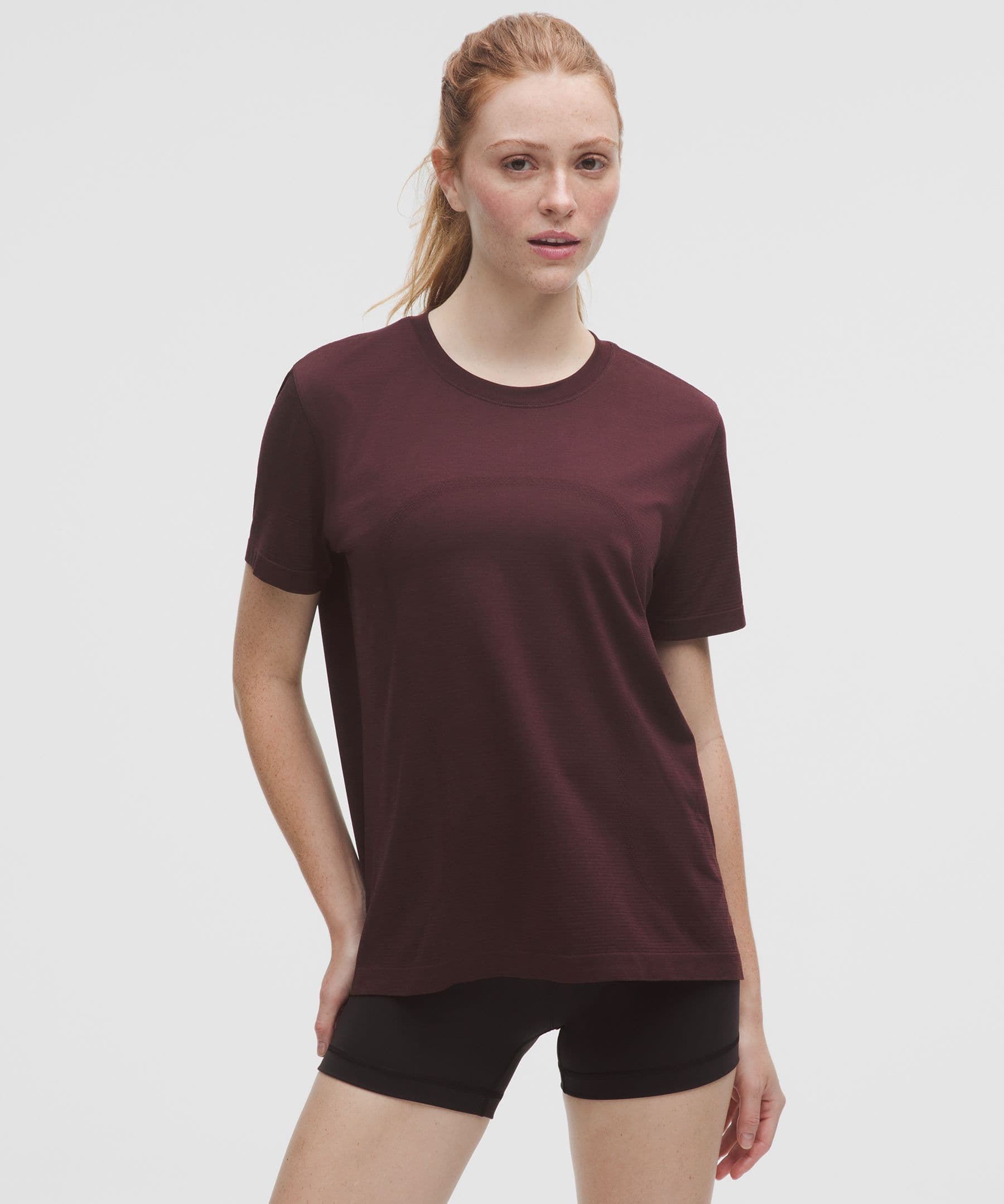 Swiftly Relaxed Short-Sleeve Shirt Hip Length *Updated Fit - image 2