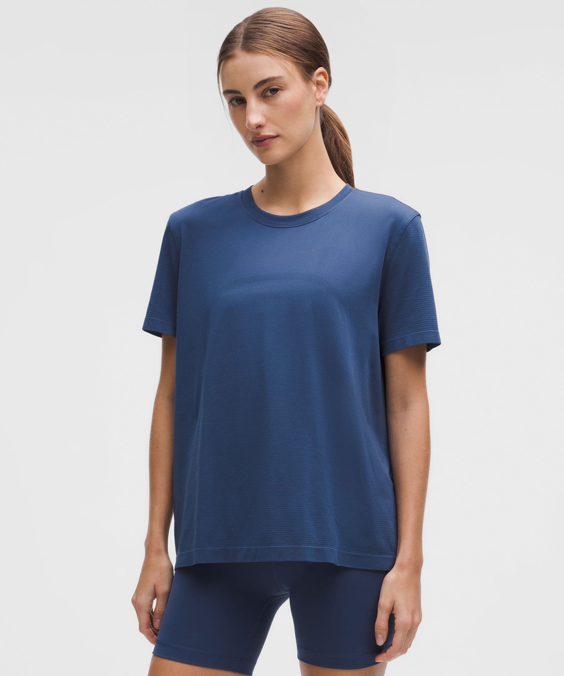 Swiftly Relaxed Short-Sleeve Shirt Hip Length *Updated Fit - image 3
