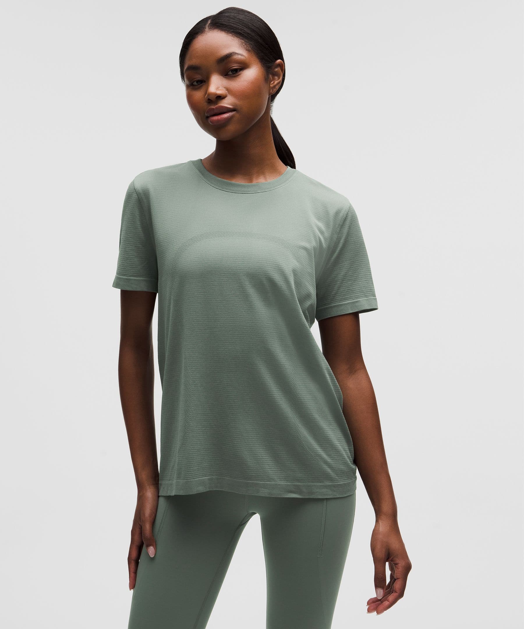 Swiftly Relaxed Short-Sleeve Shirt Hip Length *Updated Fit - image 1