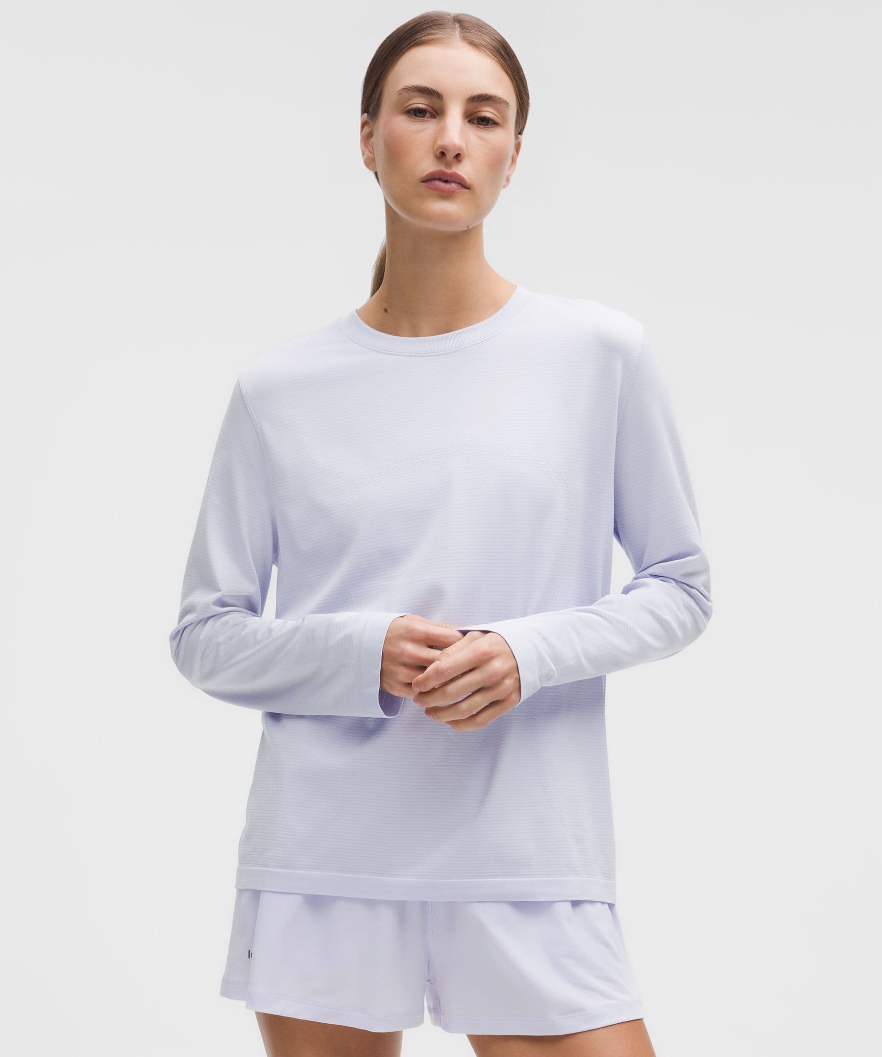 Swiftly Relaxed Long-Sleeve Shirt Hip Length *Updated Fit - image 2