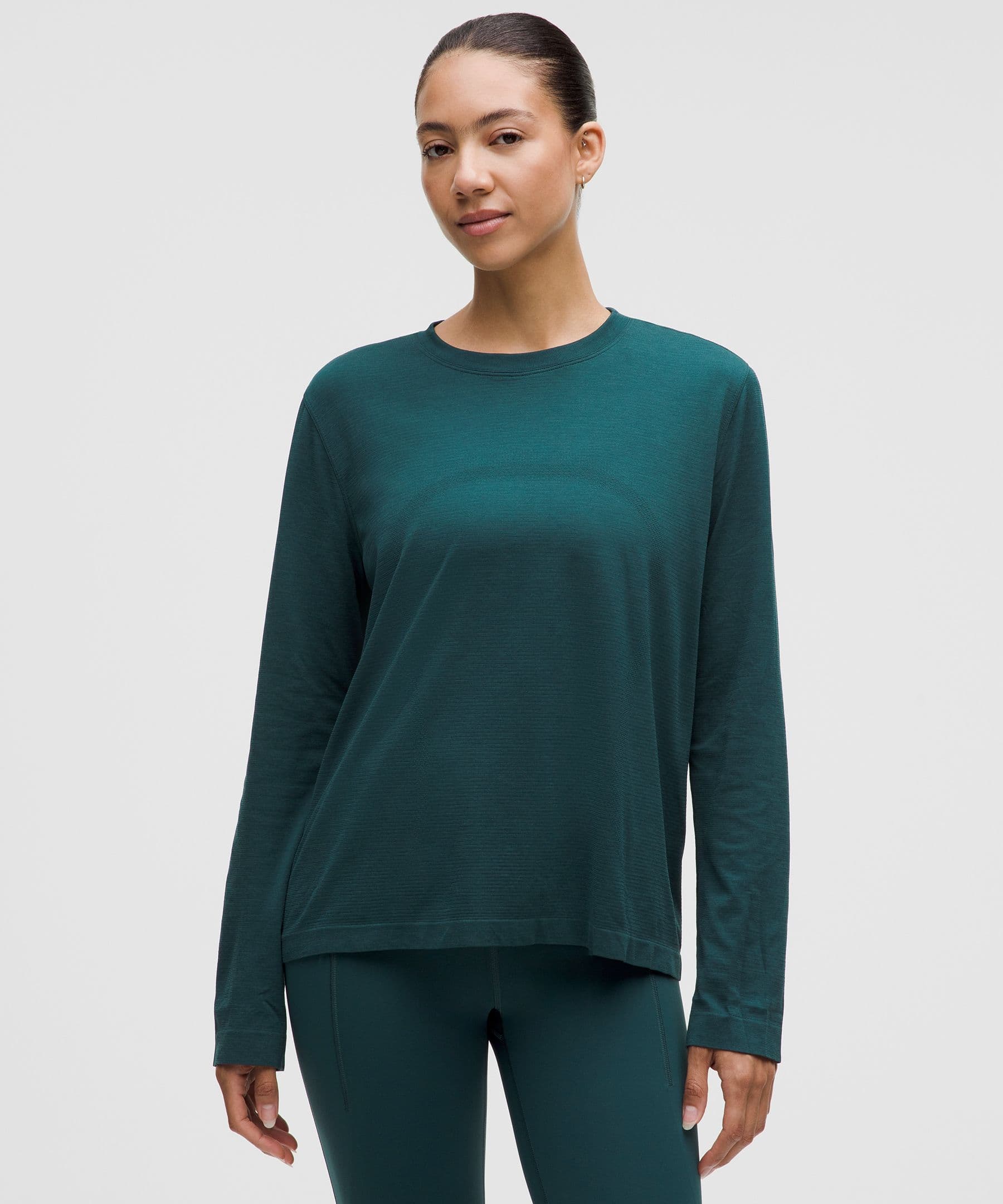 Swiftly Relaxed Long-Sleeve Shirt Hip Length *Updated Fit - image 5